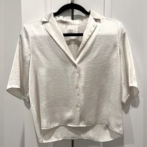 Wilfred Beso Satin Button Blouse